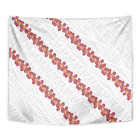 White Sunday Tonga Fakame Tapestry Tongan Ngatu Heilala Lei - Polynesian Pride