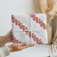White Sunday Tonga Fakame Wrapping Paper Tongan Ngatu Heilala Lei - Polynesian Pride