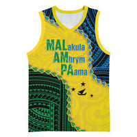 Personalised Malampa Province Vanuatu Basketball Jersey Map With Polynesian Pattern LT14 Unisex Multicolor - Polynesian Pride