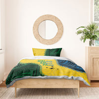 Malampa Province Vanuatu Bedding Set Map With Polynesian Pattern LT14 - Polynesian Pride
