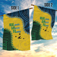 Malampa Province Vanuatu Garden Flag Map With Polynesian Pattern LT14 - Polynesian Pride