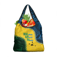 Malampa Province Vanuatu Grocery Bag Map With Polynesian Pattern LT14 1-pack One Size Multicolor - Polynesian Pride