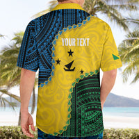 Personalised Malampa Province Vanuatu Hawaiian Shirt Map With Polynesian Pattern LT14 - Polynesian Pride