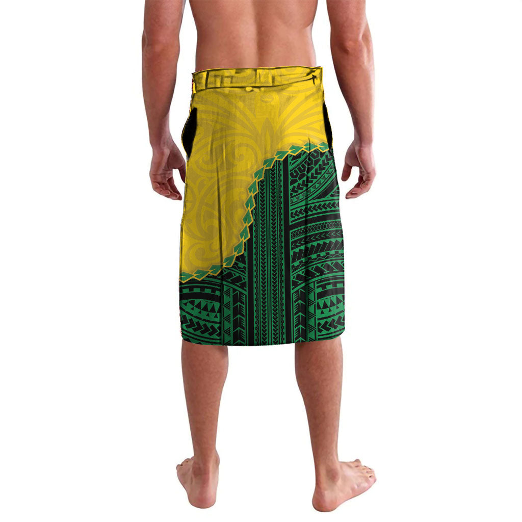 Personalised Malampa Province Vanuatu Lavalava Map With Polynesian Pattern LT14 - Polynesian Pride