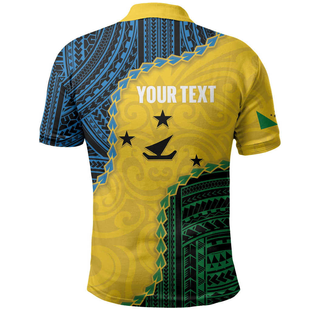 Personalised Malampa Province Vanuatu Polo Shirt Map With Polynesian Pattern LT14 - Polynesian Pride