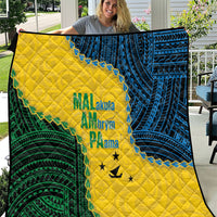 Malampa Province Vanuatu Quilt Map With Polynesian Pattern LT14 Multicolor - Polynesian Pride