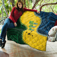 Malampa Province Vanuatu Quilt Map With Polynesian Pattern LT14 - Polynesian Pride