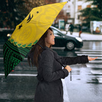 Malampa Province Vanuatu Umbrella Map With Polynesian Pattern LT14 - Polynesian Pride