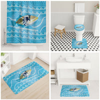 Aloha Hawaii Humuhumu Reef Triggerfish Bathroom Set Hawaiian Leis Kakau Pattern LT14 - Polynesian Pride