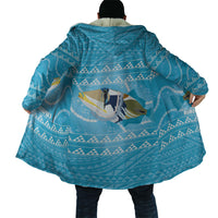Aloha Hawaii Humuhumu Reef Triggerfish Cloak Hawaiian Leis Kakau Pattern LT14 - Polynesian Pride