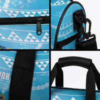 Aloha Hawaii Humuhumu Reef Triggerfish Duffle Bag Hawaiian Leis Kakau Pattern
