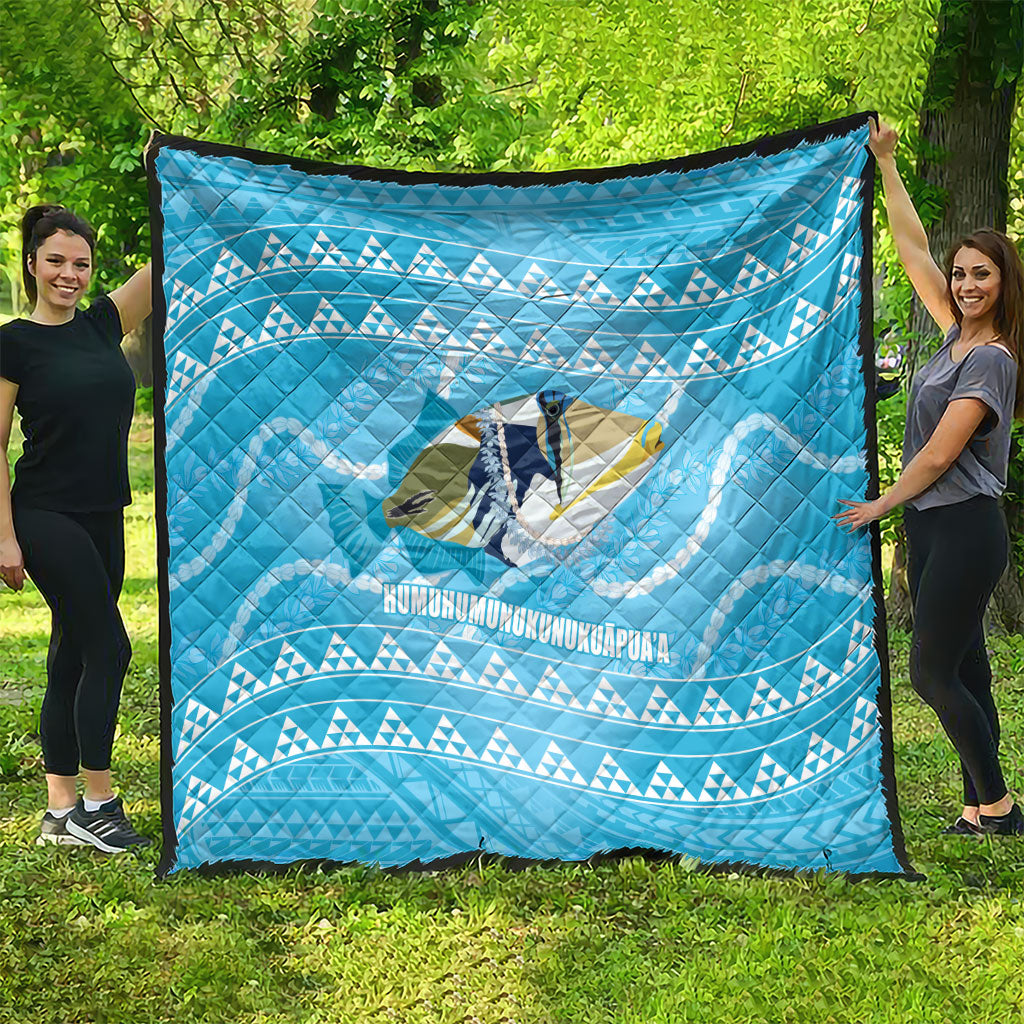 Aloha Hawaii Humuhumu Reef Triggerfish Quilt Hawaiian Leis Kakau Pattern LT14 - Polynesian Pride