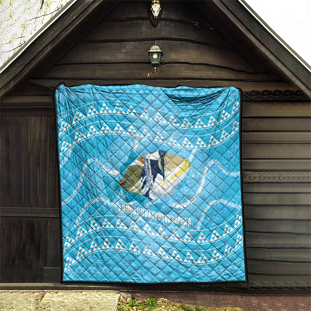 Aloha Hawaii Humuhumu Reef Triggerfish Quilt Hawaiian Leis Kakau Pattern LT14 - Polynesian Pride