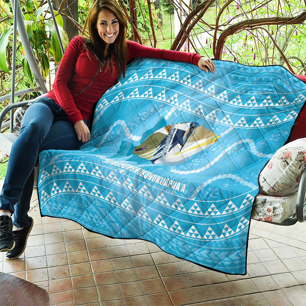 Aloha Hawaii Humuhumu Reef Triggerfish Quilt Hawaiian Leis Kakau Pattern LT14 - Polynesian Pride
