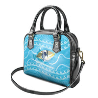 Aloha Hawaii Humuhumu Reef Triggerfish Shoulder Handbag Hawaiian Leis Kakau Pattern LT14 - Polynesian Pride