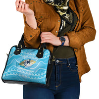 Aloha Hawaii Humuhumu Reef Triggerfish Shoulder Handbag Hawaiian Leis Kakau Pattern LT14 - Polynesian Pride