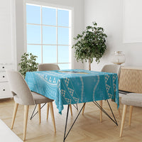 Aloha Hawaii Humuhumu Reef Triggerfish Tablecloth Hawaiian Leis Kakau Pattern LT14 - Polynesian Pride