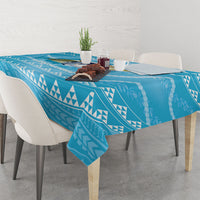 Aloha Hawaii Humuhumu Reef Triggerfish Tablecloth Hawaiian Leis Kakau Pattern LT14 - Polynesian Pride