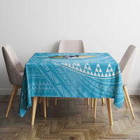 Aloha Hawaii Humuhumu Reef Triggerfish Tablecloth Hawaiian Leis Kakau Pattern LT14 - Polynesian Pride