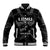 New Zealand Silver Fern Rugby Baseball Jacket Aotearoa Godfather Proud Gone But Never Forgotten LT14 Unisex Black - Polynesian Pride