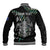 Personalised New Zealand Silver Fern Rugby Baseball Jacket Paua Shell With Champions Trophy History NZ Forever LT14 - Polynesian Pride