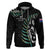 Personalised New Zealand Silver Fern Rugby Hoodie Paua Shell With Champions Trophy History NZ Forever LT14 - Polynesian Pride