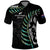 Personalised New Zealand Silver Fern Rugby Polo Shirt Paua Shell With Champions Trophy History NZ Forever LT14 Black - Polynesian Pride