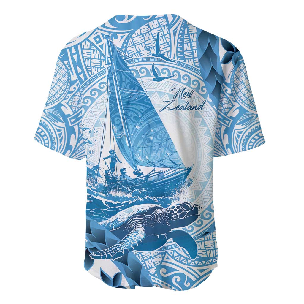 New Zealand Saling Baseball Jersey Aotearoa Yacht Racing - Born To Sail