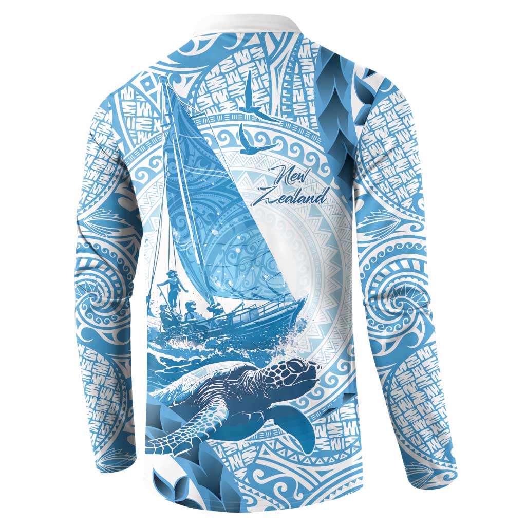 New Zealand Saling Button Sweatshirt Aotearoa Yacht Racing - Born To Sail