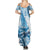 New Zealand Saling Family Matching Summer Maxi Dress and Hawaiian Shirt Aotearoa Yacht Racing - Born To Sail