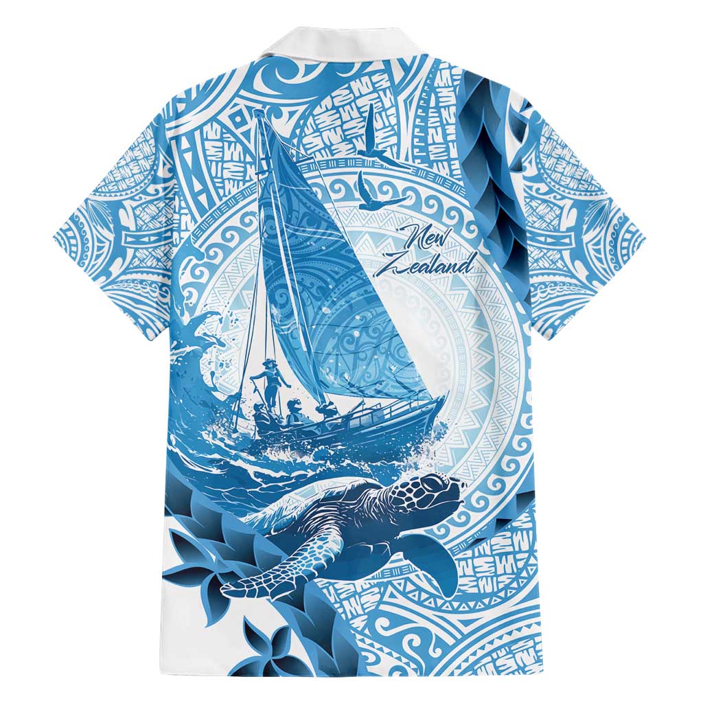 New Zealand Saling Hawaiian Shirt Aotearoa Yacht Racing - Born To Sail