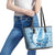 New Zealand Saling Leather Tote Bag Aotearoa Yacht Racing - Born To Sail