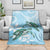 Polynesia Valentine's Day Blanket SeaTurtle Couple Polynesian - Fairy Sparkles Color