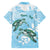 Personalised Polynesia Valentine's Day Hawaiian Shirt SeaTurtle Couple Polynesian - Fairy Sparkles Color
