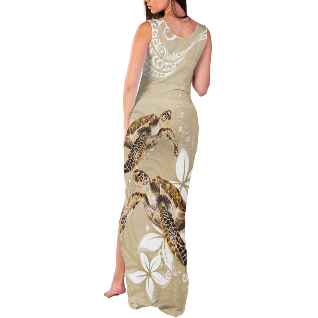 Happy Valentine's Day Polynesia Tank Maxi Dress SeaTurtle Couple Polynesian - Pollinate Color LT14 - Polynesian Pride