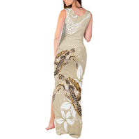 Happy Valentine's Day Polynesia Tank Maxi Dress SeaTurtle Couple Polynesian - Pollinate Color LT14 - Polynesian Pride