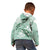Happy Valentine's Day Polynesia Kid Hoodie SeaTurtle Couple Polynesian - Green Lester Color