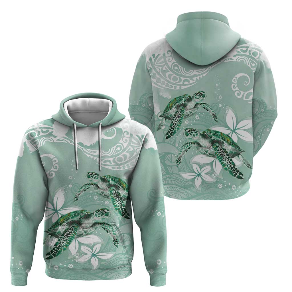 Happy Valentine's Day Polynesia Zip Hoodie SeaTurtle Couple Polynesian - Green Lester Color LT14 - Polynesian Pride