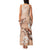 Happy Valentine's Day Polynesia Family Matching Tank Maxi Dress and Hawaiian Shirt SeaTurtle Couple Polynesian - Desert Sand Color