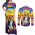 Hawaii Penguin Couple Couples Matching Off Shoulder Maxi Dress and Long Sleeve Button Shirt You Are My Valentine - Tropical Sunset Vibes
