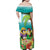 Hawaii Penguin Couple Family Matching Off Shoulder Maxi Dress and Hawaiian Shirt Hawaiian Kakau - Tropical Summer Vibes