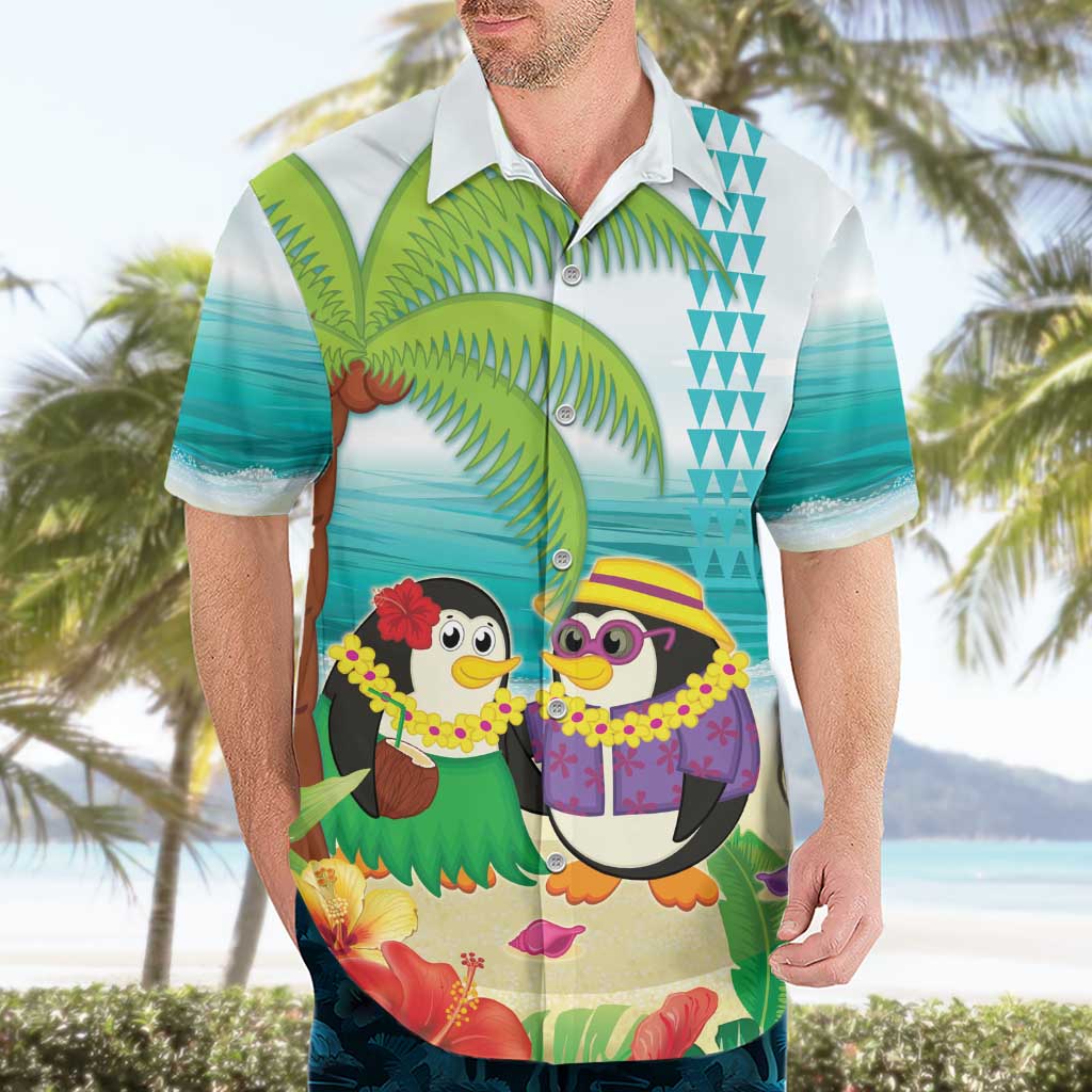 Hawaii Penguin Couple Hawaiian Shirt Hawaiian Kakau - Tropical Summer Vibes