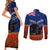 New Zealand ANZAC Day Couples Matching Short Sleeve Bodycon Dress and Long Sleeve Button Shirt 25 April Last Post Camouflage With Poppies LT14 - Polynesian Pride