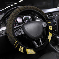 Aloha Hawaii Oahu Island Steering Wheel Cover Gathering Place Sea Turtle Ilima Flowers