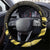Aloha Hawaii Oahu Island Steering Wheel Cover Gathering Place Sea Turtle Ilima Flowers