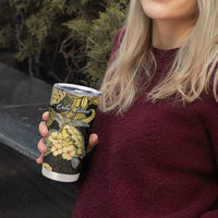 Personalised Aloha Hawaii Oahu Island Tumbler Cup Gathering Place Sea Turtle Ilima Flowers