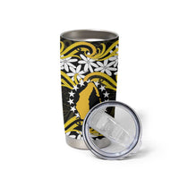 Personalised Cook Islands Aitutaki Tumbler Cup Tiare Maori Polynesian Waves Tattoo LT14 - Polynesian Pride