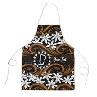 Personalised Cook Islands Rakahanga Apron Tiare Maori Polynesian Waves Tattoo