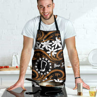 Personalised Cook Islands Rakahanga Apron Tiare Maori Polynesian Waves Tattoo