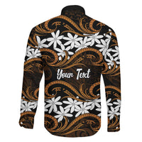 Personalised Cook Islands Rakahanga Family Matching Tank Maxi Dress and Hawaiian Shirt Tiare Maori Polynesian Waves Tattoo